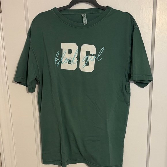 Cotton Heritage Tops - Green Block Girl Short Sleeve Tee
